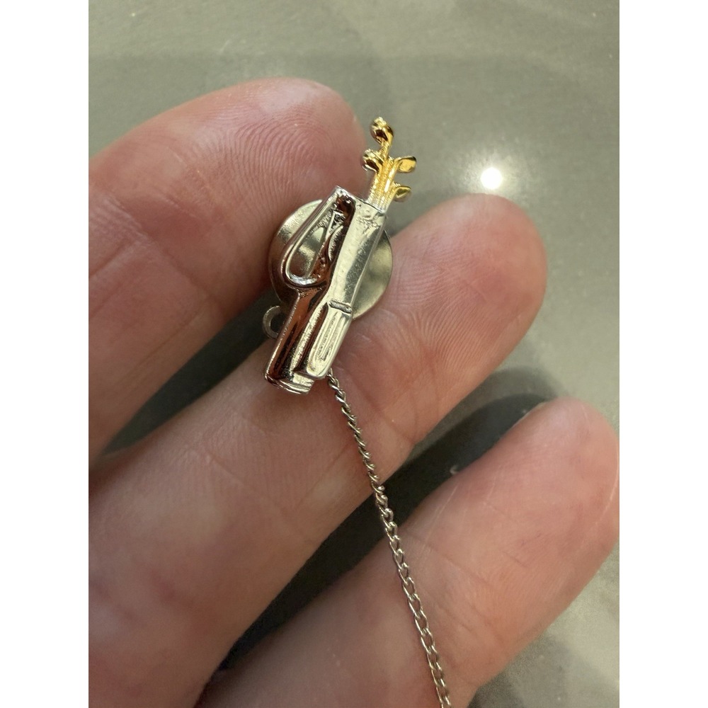 Sterling Golf Pin Vintage Jewelry for Golfer Hat Tie Pin